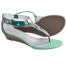 Bandolino Polidora Sandals - Wedge Heel (For Women) in Turquoise - Closeouts