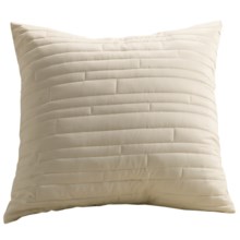 Barbara Barry Contentment Pillow Sham - Euro, 200 TC Cotton in Almond - Closeouts