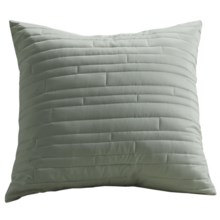 Barbara Barry Contentment Pillow Sham - Euro, 200 TC Cotton in Moss - Closeouts