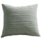 Barbara Barry Contentment Pillow Sham - Euro, 200 TC Cotton in Moss