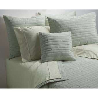 Barbara Barry Contentment Quilt - King, 200 TC Cotton in Moss