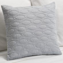 Barbara Barry Fanfare Toss Pillow - 16x16” in Deep Periwinkle - Closeouts