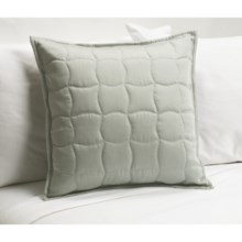 Barbara Barry Quiet Curve Toss Pillow - 18x18” in Seaglass - Closeouts