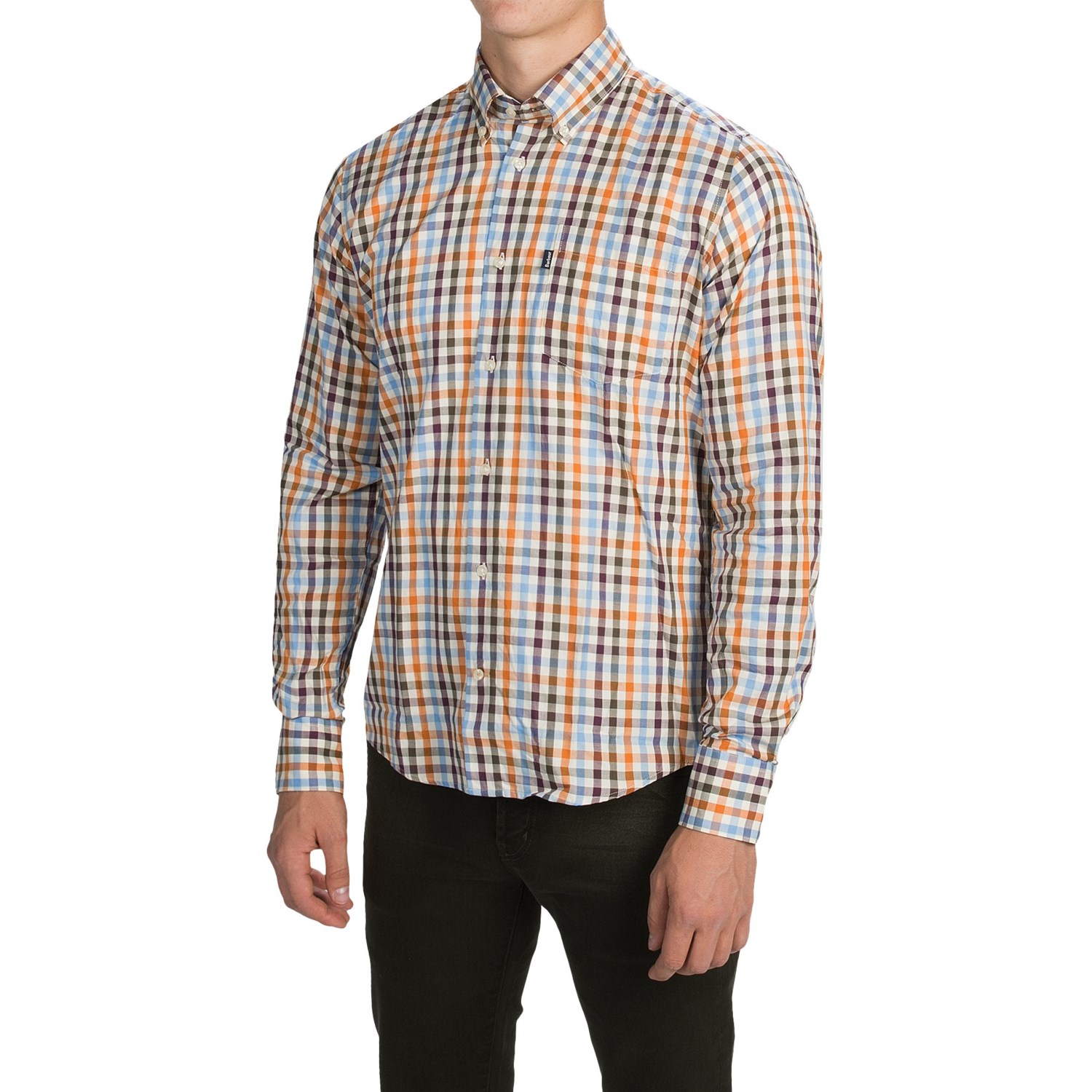 barbour checkered shirt