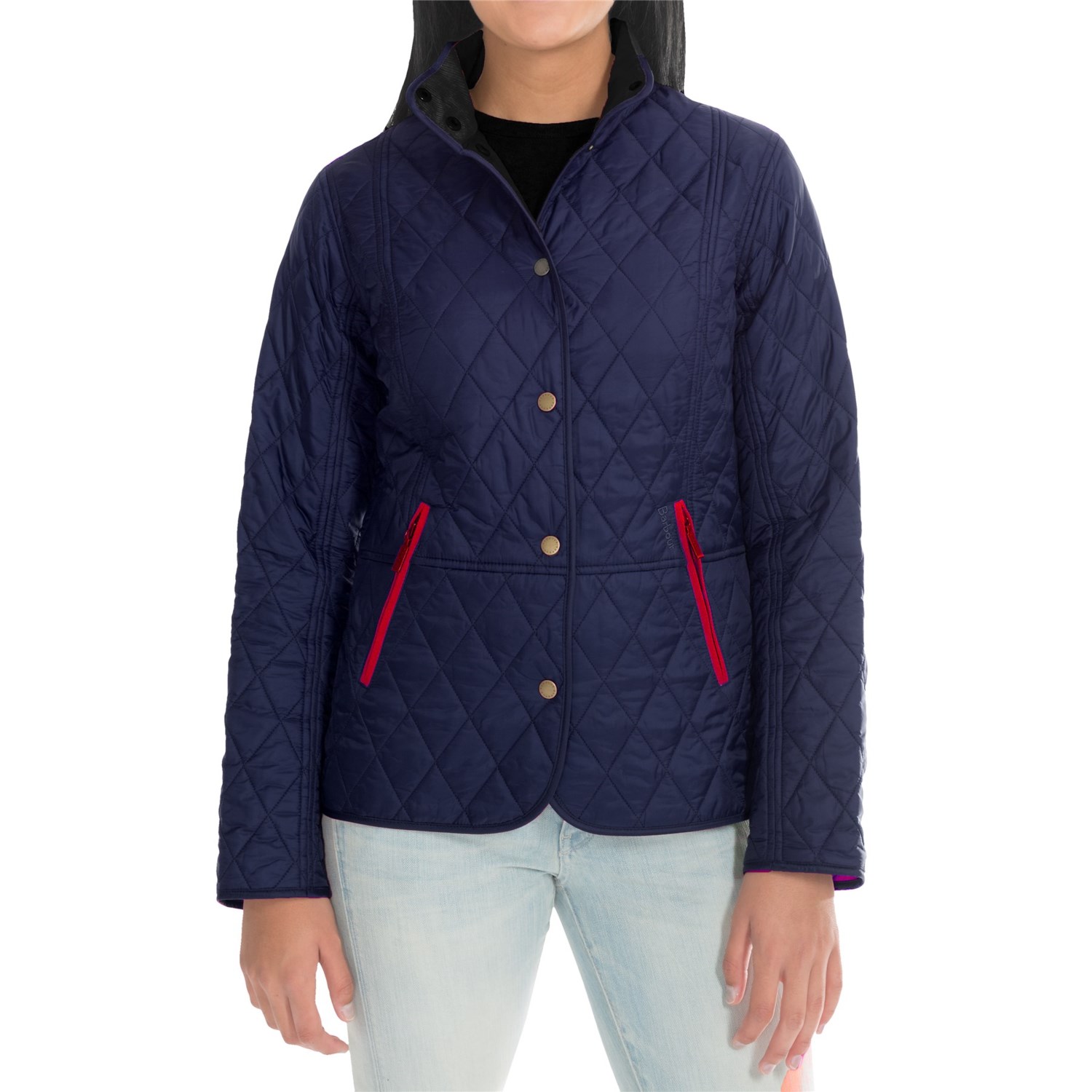 Barbour Chestnut Diamond Quilted Jacket (For Women) - Save 56