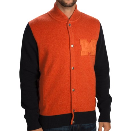 Barbour Colville Baseball Sweater Snap Front, Lambswool (For Men)