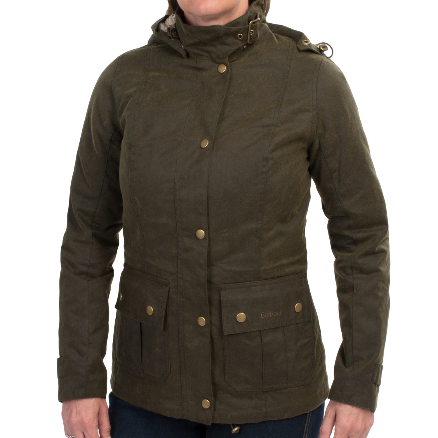 Barbour Convoy Waxed Cotton Jacket (For Women) - Save 55%