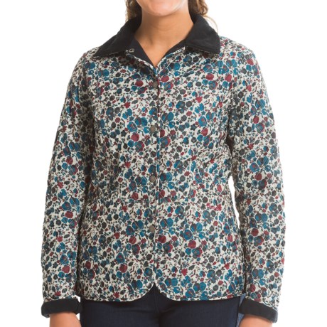 Barbour Floral Winter Liddesdale Quilted Jacket (For Women)