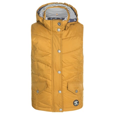 Barbour Forland Diamond Quilted Vest For Girls