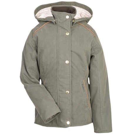 Barbour Houghton Hooded Jacket Waterproof For Girls