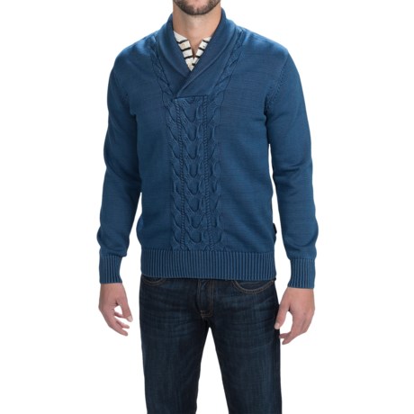 Barbour Hurricane Sweater Shawl Neck For Men