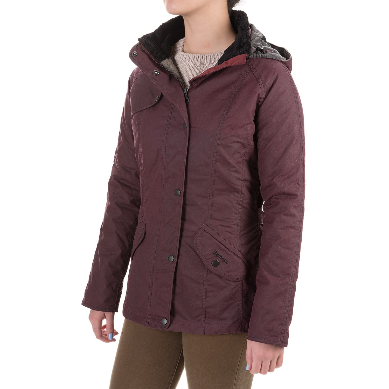 Barbour Millfire WaxedCotton Jacket (For Women) Save 53