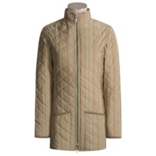Barbour Muted Stripe Jacket - Quilted (For Women) in Red/Beige/Taupe - Closeouts