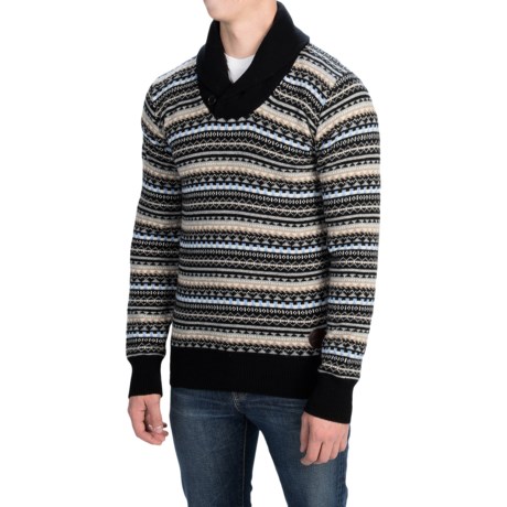 Barbour Orwell Lambswool Sweater Shawl Collar (For Men)