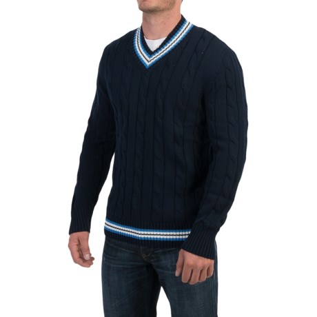 Barbour Stride V Neck Sweater For Men