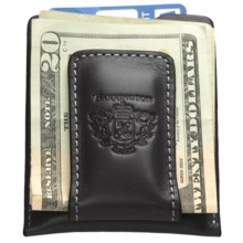 Barrington Original Money Clip - Leather in Black - Closeouts