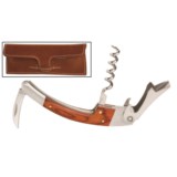Barrington Sommeliers Corkscrew - Leather Case