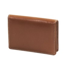 Barrington The Pocket Flip Wallet - Leather in Tan - Closeouts