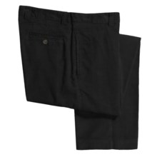 Barry Bricken Corduroy Pants - Flat Front (For Men) in Black - Closeouts