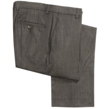 Barry Bricken Fancy Wool Pants (For Men) in Brown/Tan Herringbone - Closeouts