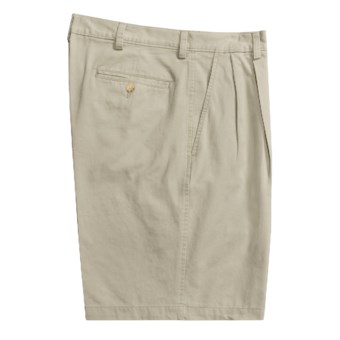 Barry Bricken Pleated Shorts - Cotton Twill (For Men)