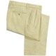 Barry Bricken Silk-Wool Pants - Pleats, Cuffs (For Men)