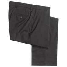 Barry Bricken Tropical Wool Dress Pants - Flat Front (For Men) in Black - Closeouts
