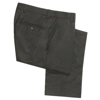 Barry Bricken Wool Flannel Dress Pants (For Men) in Olive