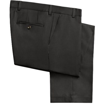 Barry Bricken Wool Gabardine Pants (For Men) in Black