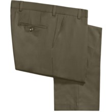 Barry Bricken Wool Gabardine Pants (For Men) in Medium Olive - Closeouts