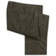Barry Bricken Wool Gabardine Pants - Pleats, Cuffs (For Men)