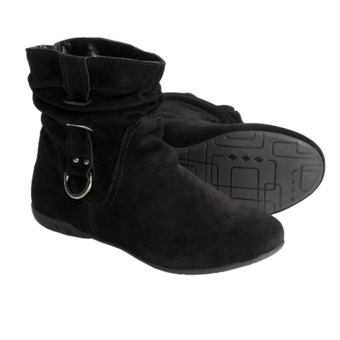 Bastien Britanie Boots - Suede (For Women) in Black