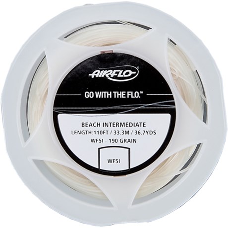 Airflo Beach and Surf Intermediate Fly Line - WF5 - CLEAR (WF6I )