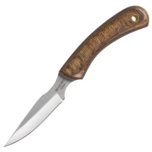 Bear and Son Cutlery Heritage Caper Knife - Walnut Handle, Leather Sheath in See Photo - Closeouts