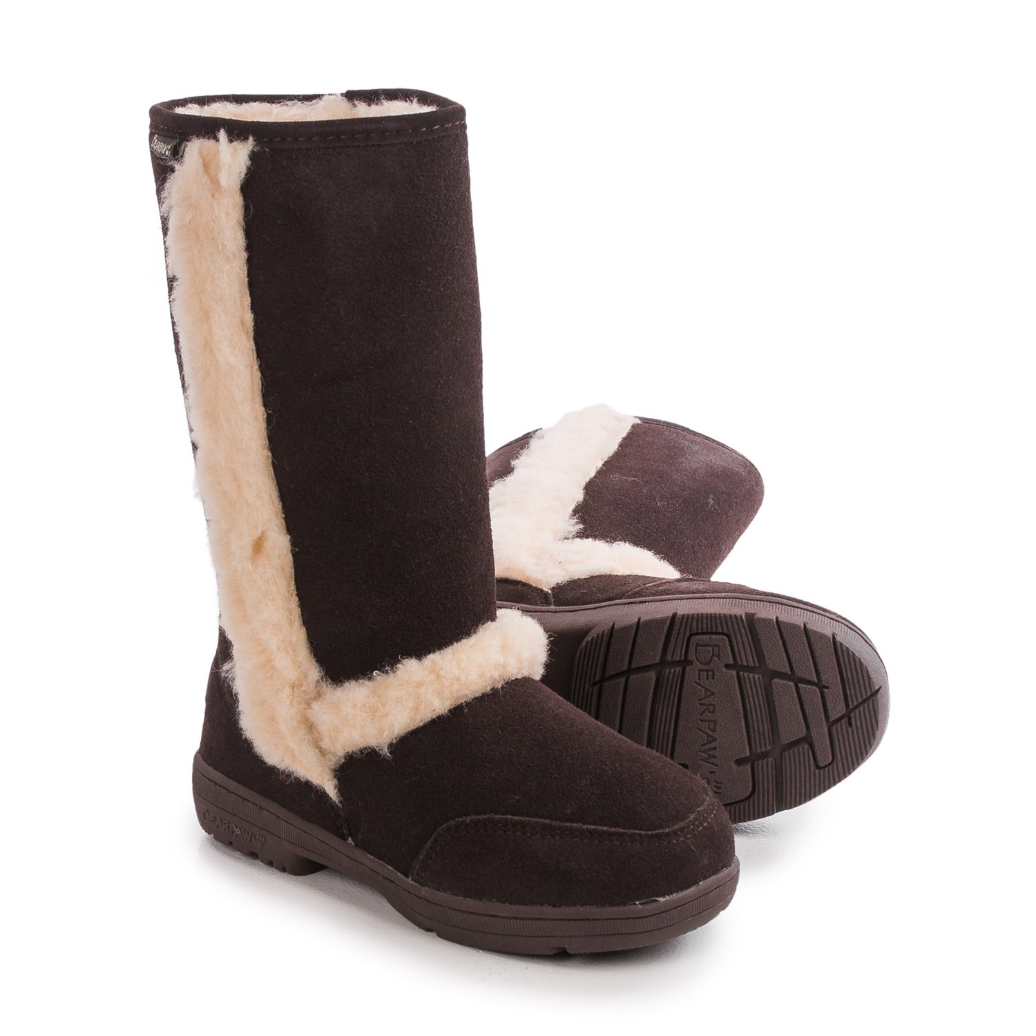 bearpaw sheep fur boots