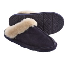 Bearpaw Loki II Slippers - Suede, Sheepskin Lining (For Women) in Concord - Closeouts