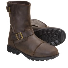 Bearpaw McKinley II Boots - Leather, Sheepskin-Wool Lining (For Men) in Dark Brown - Closeouts