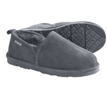 Bearpaw Romeo II Slippers - Suede, Sheepskin Lining (For Men) in Charcoal - Closeouts