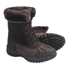 Bearpaw Stowe Winter Boots - Leather (For Men) in Chocolate - Closeouts