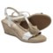BeautiFeel Capri Sandals - Leather, Wedge Heel (For Women) in White