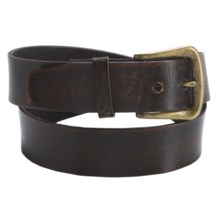 Bed Stu Ponder Leather Belt (For Men) in Black - Closeouts