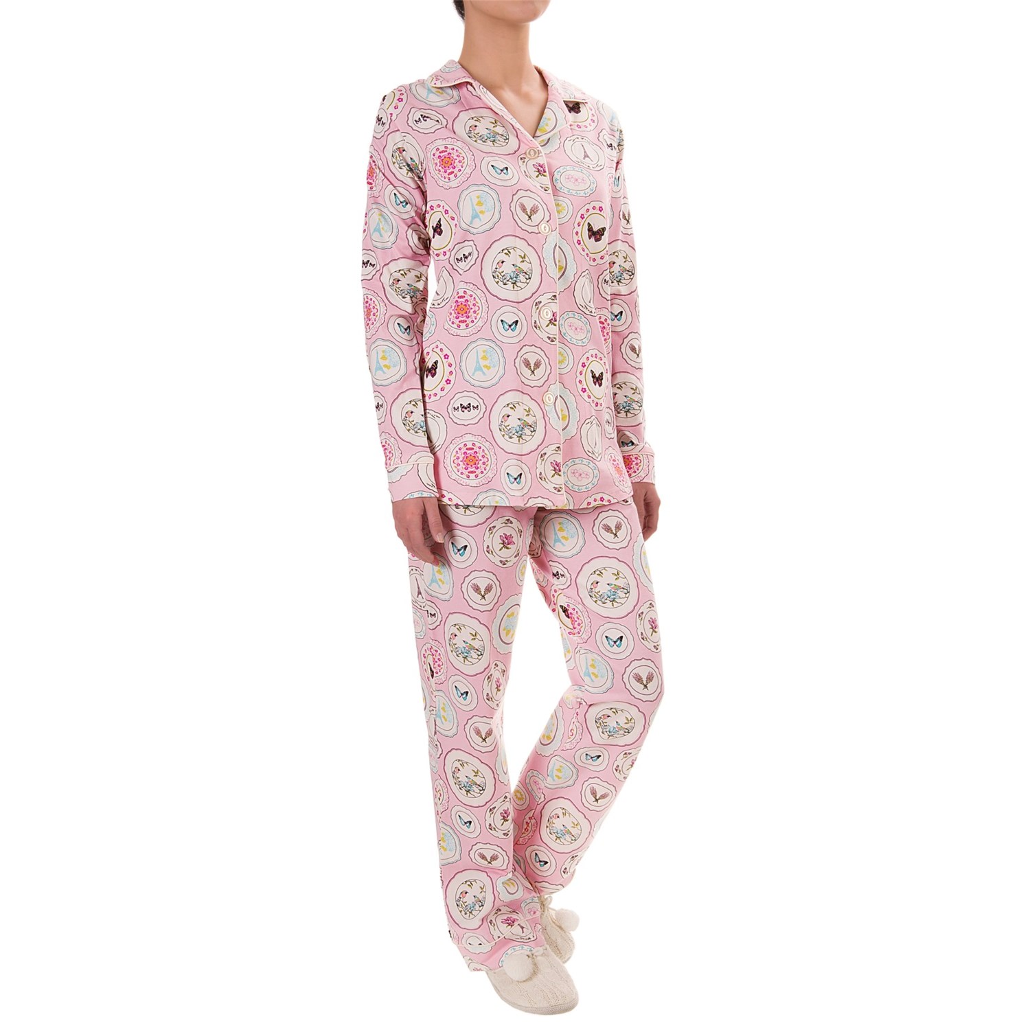 Bedhead Patterned Cotton Knit Pajamas (For Women) Save 58