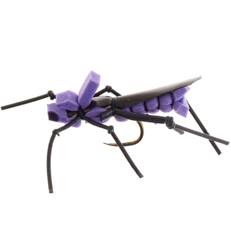 UMPQUA Beefcake Hopper Terra Dry Fly - Dozen - PURPLE (6 )