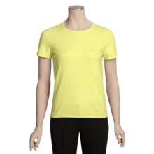 Belford Stretch Cotton Shirt - Pima Cotton, Short Sleeve (For Women) in Citrine - Closeouts