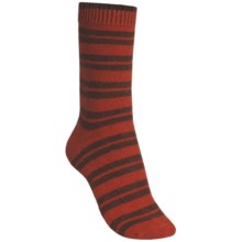 b.ella Alda Socks - Cashmere Blend, Crew (For Women) in Rust - Closeouts
