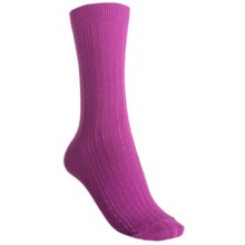 b.ella Bebe Socks - TENCEL®, Crew (For Women) in Plum - Closeouts