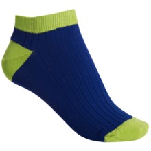 b.ella Cora Rib Contrast No-Show Socks - Below-the-Ankle (For Women) in Blue - Closeouts