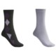 b.ella Diamond and Solid Socks - 2-Pack (For Women)
