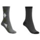 b.ella Diamond and Stripe Socks - 2-Pack (For Women)