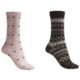 b.ella Dot and Fair Isle Socks - 2-Pack (For Women)